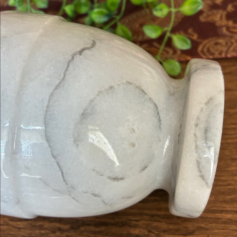 Vintage 6 Once Marble Mortar and 5”Pestle Set - Picture 4 of 8